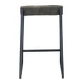 thumbnail image 4 of Vendara Top Grain Leather Bar or Counter Stool Burboun Brown Counter Height,Bar Height,Counter height, 4 of 5