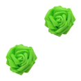thumbnail image 2 of Cateissary 50 piezas de flores artificiales PE espuma rosa arreglo de flores falsas decoraciones boda fiesta compromiso regalos verde Verde 2Conjunto, 2 of 6