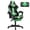 Green, variant on Lointain Purple Gaming Chair, Ergonomic Gamer Game Chair with Footrest & Massage Lumbar Pillow, High Back Reclining Office Computer Chair for Adult
