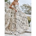 thumbnail image 6 of JYYYBF Women’s Summer Long Dresses Floral Print Sleeveless Spaghetti Strap Flowy Beach Dress, 6 of 8
