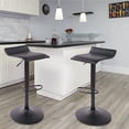 thumbnail image 1 of Set de 2 Bancos para Barra HOMEMAKE FURNITURE Todo Negro Altura Ajustable Giratorio 360, 1 of 6