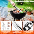 thumbnail image 3 of Set de accesorios para parrilla BBQ RINPIR de 31 piezas de acero inoxidable, 3 of 6