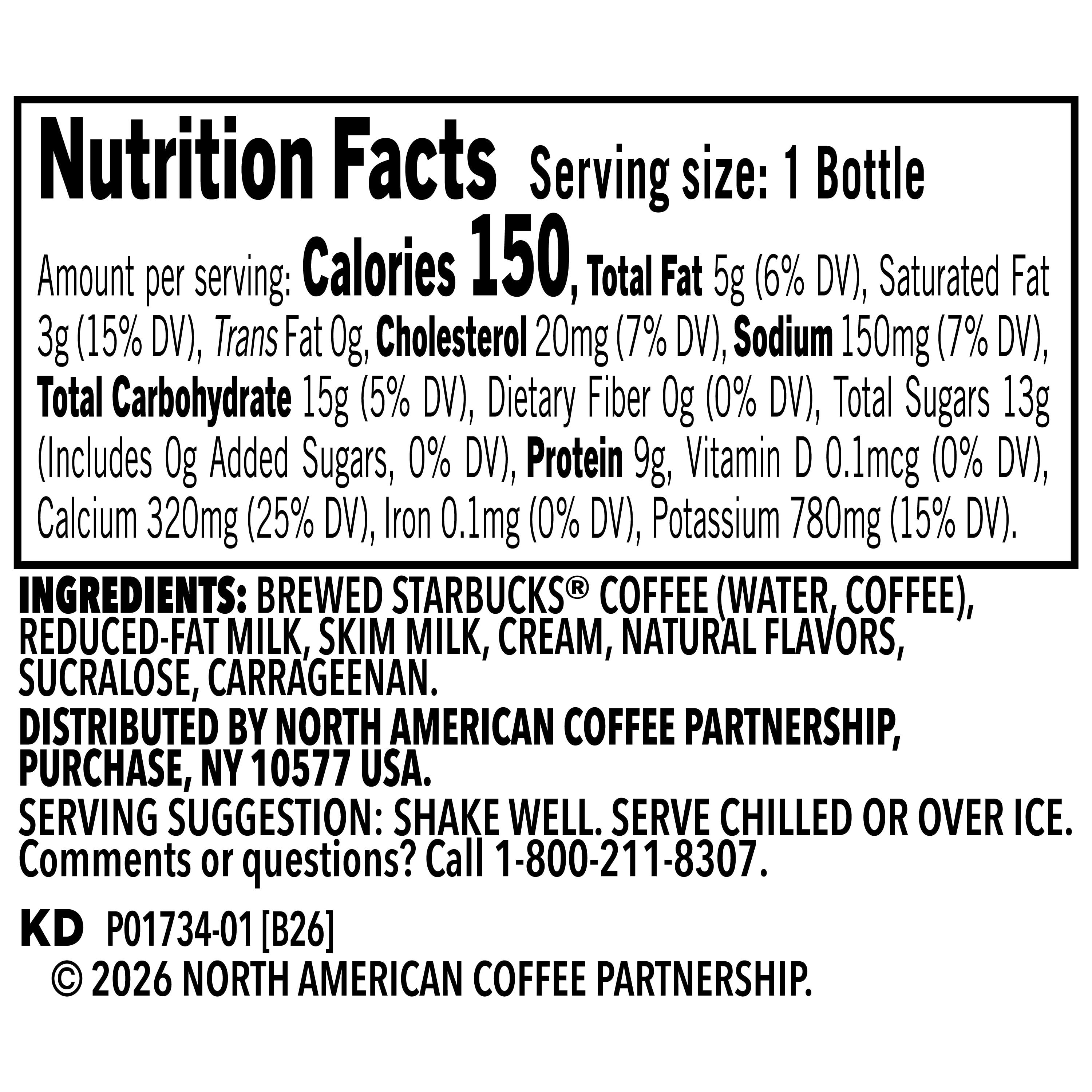 Starbucks Pumpkin Spice Zero Sugar Frappuccino, 13.7 fl oz Cans, 12 Pack