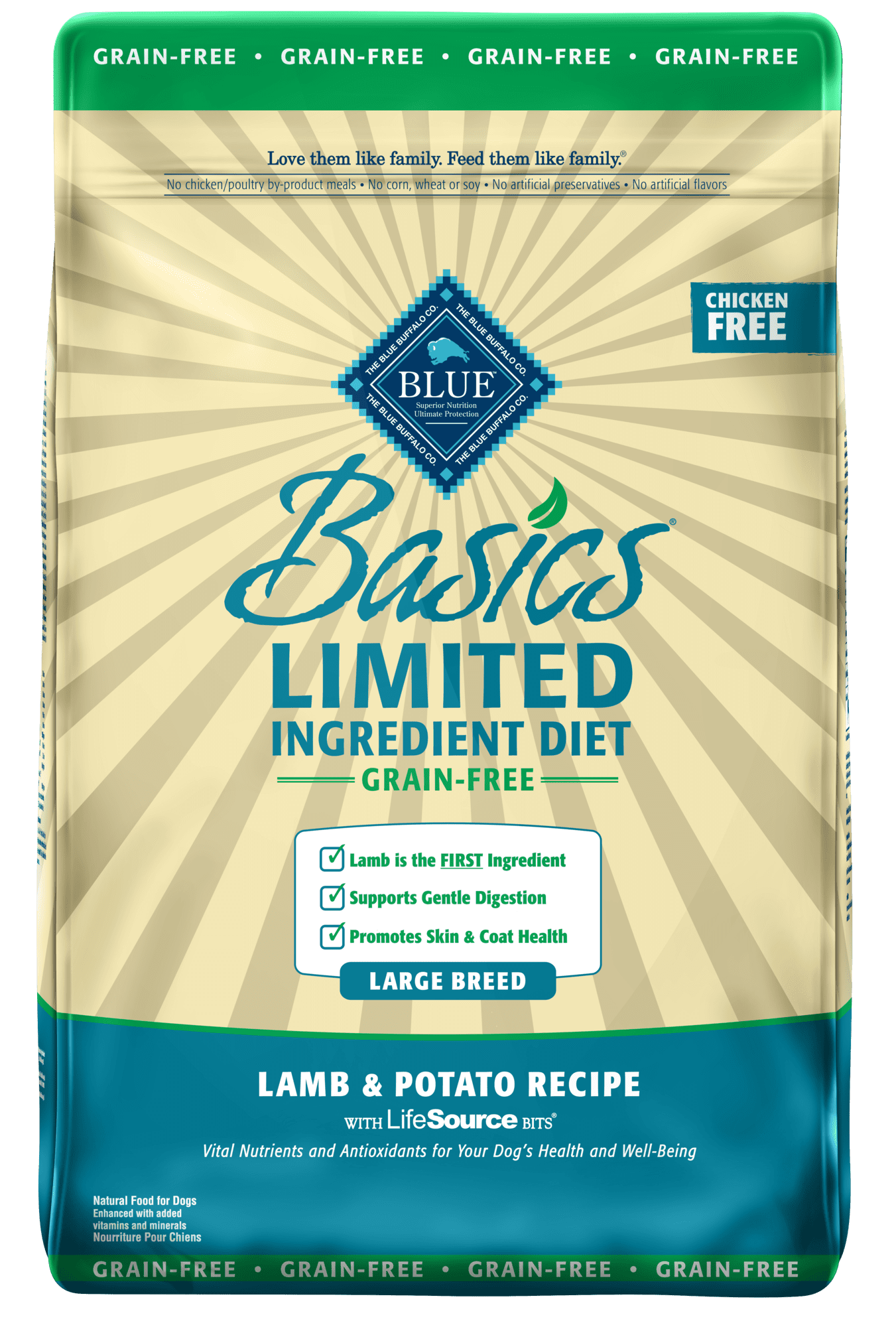 Blue Buffalo Basics Limited Ingredient Diet, Grain-Free Natural Adult