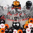 thumbnail image 1 of Kit de globos Happy Halloween 21 globos de lámina de látex, 1 of 4