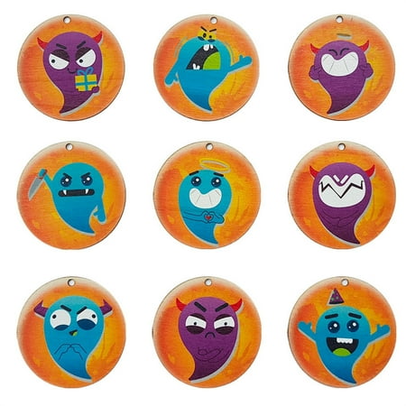 

Ornaments Halloween Tree Sign HangingsBeautifully Hand-PaintedSuitable In Halloween DecorationCreate Halloween Atmosphere pendant