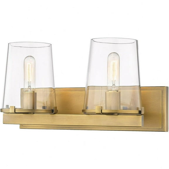 2 Light Vanity Light in Transitional Style-9 inches Tall and 18.25 inches Wide Bailey Street Home 372-Bel-4619898