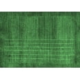thumbnail image 1 of Ahgly Company Indoor Rectangle Abstract Emerald Green Modern Area Rugs, 2' x 3', 1 of 4