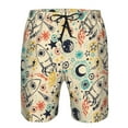 thumbnail image 4 of Kdxio Rockets Pattern Mens Casual Shorts - Drawstring Summer Beach Sports Shorts for Men, 4 of 9