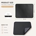 thumbnail image 2 of Fireproof 15x18in Heat Resistant Mats-Heat Resistant Mats for Countertop for Air Fryer - Hot Pad Air Fryer Mat Compatible with Ninja, Coffee Maker, Toaster, Oven - Black, 2 of 6