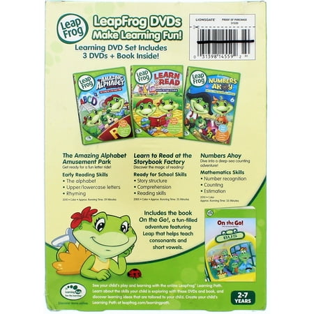 LeapFrog: 3 DVD Learning Collection [3 Discs] [With Book] [DVD]