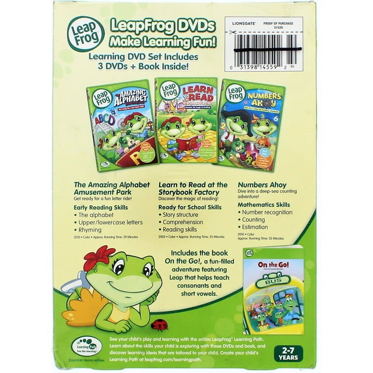 Amazon.com: Leap Frog - 3 DVD Learning Collection (Boxset