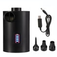 thumbnail image 1 of Electric Air Pump Inflatable Pump Rechargeable Air Mattress Pump Quick-Fill Inflator Pumps for Camping Inflatable Cushions Pool Toy Air Sofa, 1 of 7