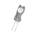 thumbnail image 1 of tredstone Golf Pitch Divot Repair Switchblade Ball Marker Groove Cleaner Gray, 1 of 5