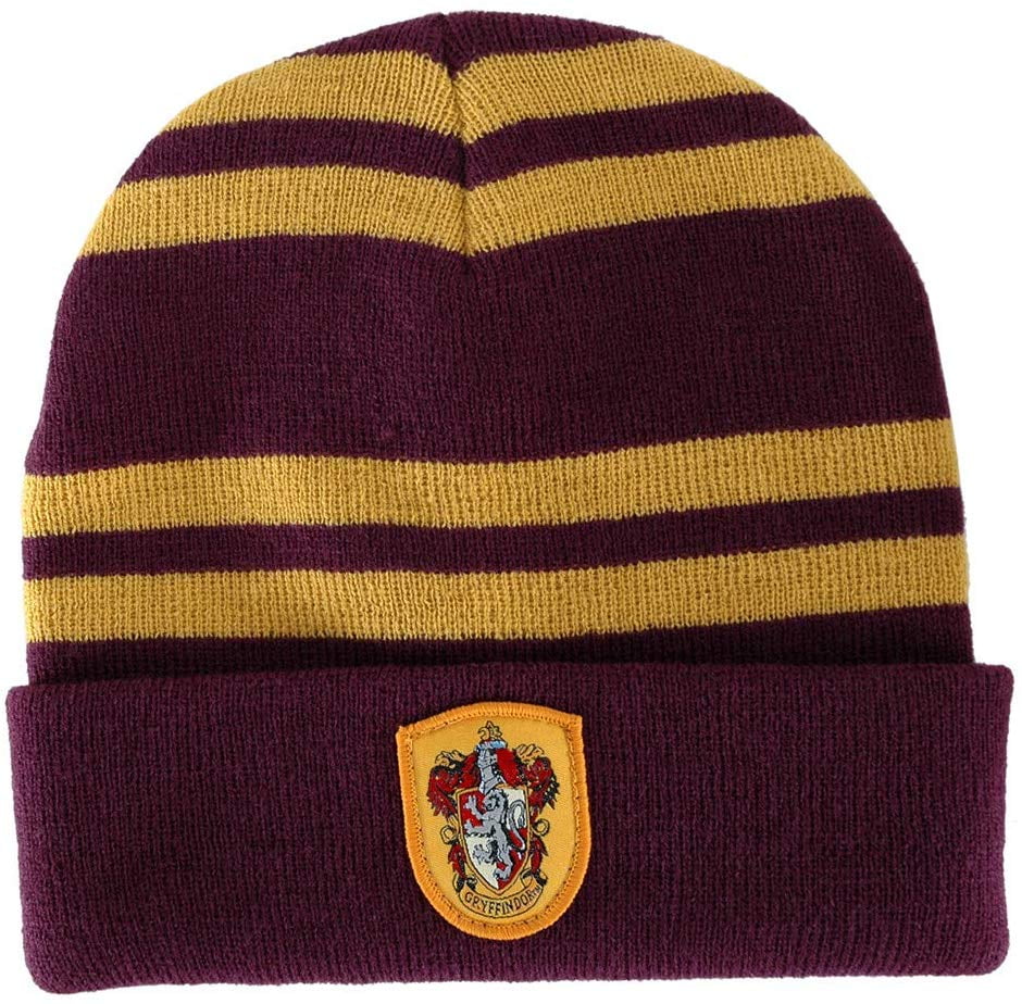 New Harry Potter Hufflepuff Knit Beanie Hat Cap & Scarf Deathly Hallows Costume 