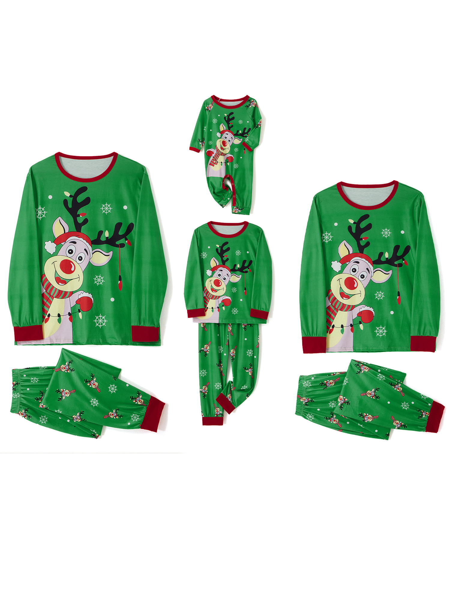 Liangchengmei Men's Christmas Matching Onesie Pajamas