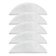 thumbnail image 2 of DOLITY 5 Pieces Mop Cloth Rag Attachment Easy to Install Cloth for R1 White, 2 of 7