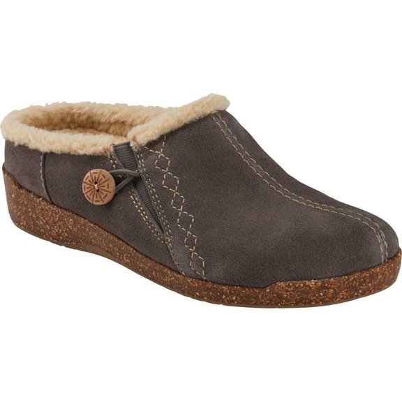 Women's Earth Origins Aurora Johanna Mule Grey Suede 9 M