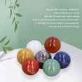 thumbnail image 4 of Bolas de Cristal de Chakra ANGGREK 7 Piezas Topacio Piedra Roja Aventurina Verde Lapislázuli Blanco Amatista Ágata Roja, 4 of 8