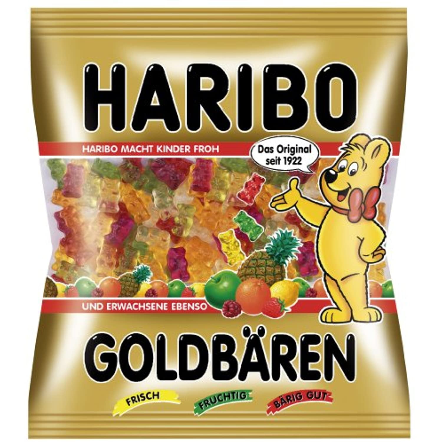 Haribo Gold Bear (From Germany) 1Kg X 2 Bags