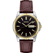 Seiko Essentials Quartz Black Dial Men's Watch SUR360