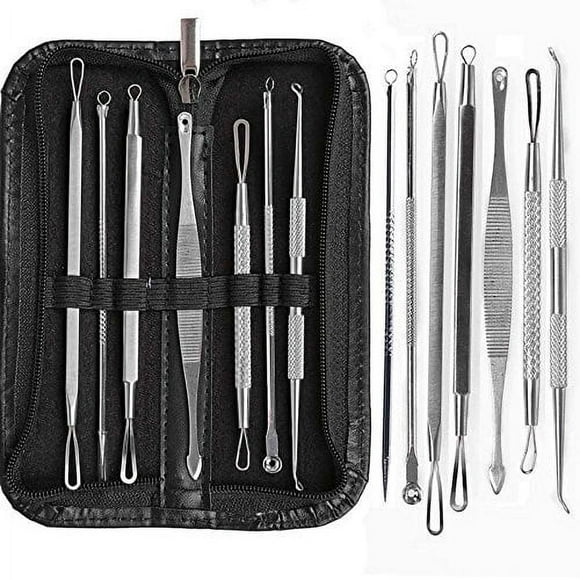 CNKOO Blackhead and Pimple Remover Kit - 7 Surgical Extractor Tools - Acne Treatment Pimple Popping Blackhead Extraction Zit Removing Blemish Removal Comedone Extracting Whitehead P