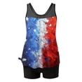 thumbnail image 6 of Plus Size Two Piece Tankini Swimsuit for Women 4th Of July 2026 Tummy Control Full Coverage Bathing Suits, 6 of 7