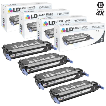 Remanufactured Toner Cartridge Replacement for Canon 111 1660B001 (Black  4-Pack)