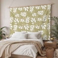 thumbnail image 3 of Yellow Leaves Tapestry for Bedroom Wall Hanging Tapestry, Farmhouse Pastoral Aesthetic Plants Ceiling Backdrop Tapestries Poster Blanket Wall Decor for Teens Room Living Room Dorm 59" x 90", 3 of 8