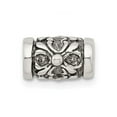 thumbnail image 1 of FB Jewels Sterling Silver 10.6 x 7mm Antiqued Fancy Bead, 1 of 1