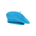 thumbnail image 1 of Top Headwear Wool Blend French Bohemian Beret, Turquoise, 1 of 2