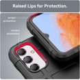thumbnail image 3 of for Samsung Galaxy M14 5G Case for Man, Heavy Duty Shockproof Phone Case Support Wireless Charging Cover for Samsung Galaxy M14 5G HD Black, 3 of 16