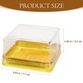 thumbnail image 3 of SEWACC Small Pastry Boxes PolyPropylene 50Pcs Multi Application, 3 of 6