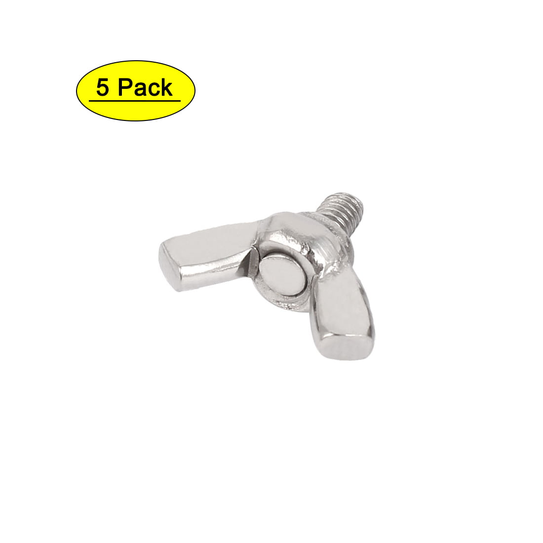 Stainless Steel Metric Wing Nut M5 x 0.8 A2 5 Pack 