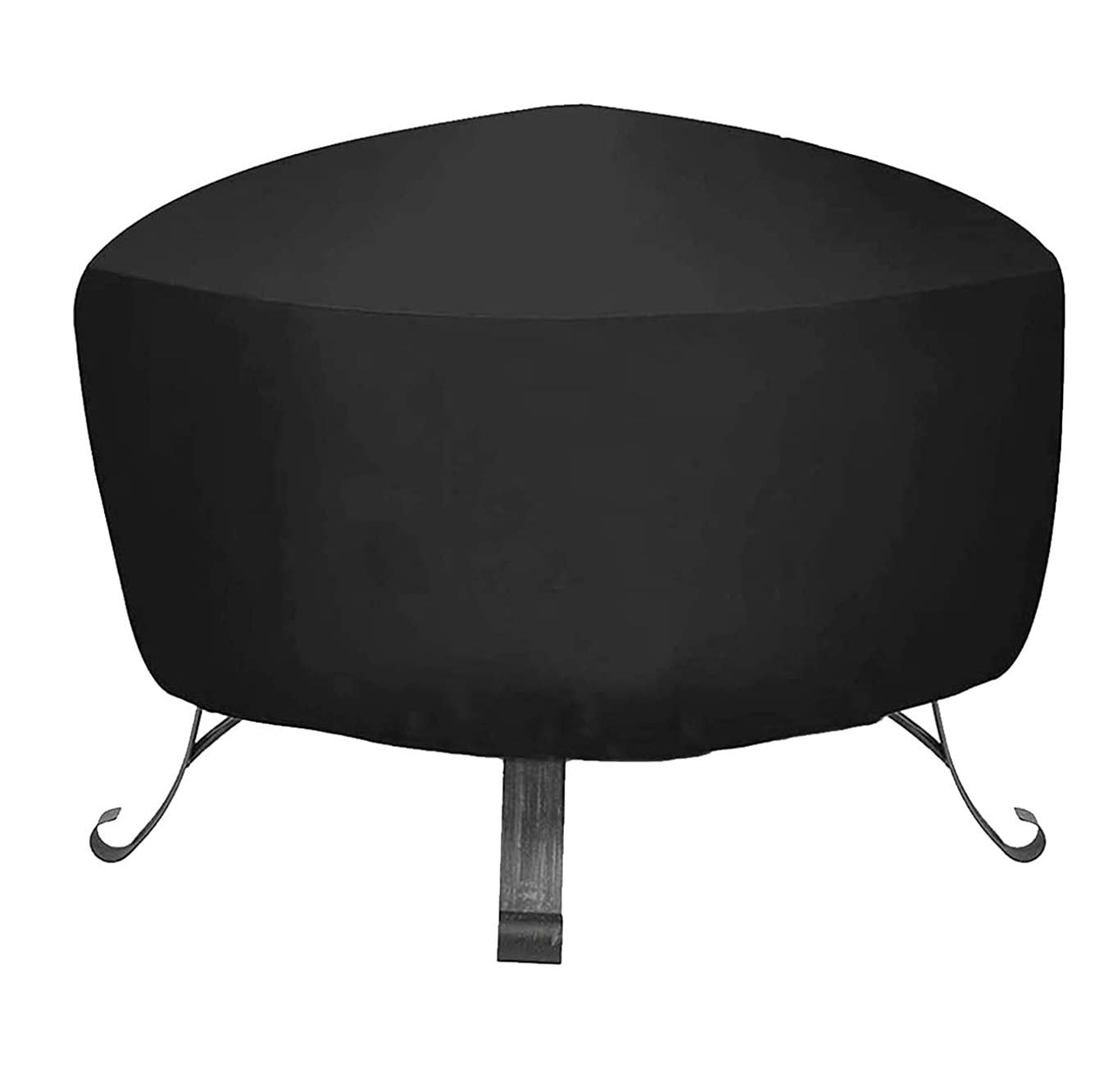 Fire Pit Cover Round-210D Oxford Cloth Heavy Duty Patio Outdoor Fire Pit TaO8J8 