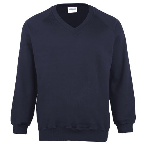Black v neck sweatshirt sales