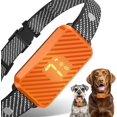 thumbnail image 1 of Collar antiladridos para perros grandes, medianos y pequeños, collar antiladridos eficaz, collar inteligente, recargable con 7 niveles de sensibilidad, 3 modos, resistente al agua, color negro., 1 of 8