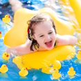 thumbnail image 2 of 100 Pcs Mini Yellow Rubber Bath Duck Float Ducks Mini Rubber Duckies, 2 of 4