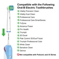 thumbnail image 6 of 20 Pack Professional Replacement Toothbrush Heads for Braun Oral B Electric Toothbrush, Precision Clean Brush Heads, White, 6 of 7
