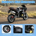 thumbnail image 6 of WETS 49cc 4 Stroke Pocket Bike Mini Motorcycle for Adults Kids Gas Motorbike With Strong Dual Brake, Racing Max Speed 25MPH, Dual Headlights, 6 of 7