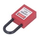 thumbnail image 5 of Kit de etiquetado de bloqueo rojo candado de seguridad de material de nailon mejorado con 12 inserciones que no destiñen diseño interior hermético para sitios industriales ANGGREK Otros, 5 of 8