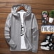 thumbnail image 3 of Chaqueta fina deportiva para ciclismo al aire libre para hombre, chaqueta cortavientos holgada informal para hombre, prendas de vestir de color caramelo, Tops, 3 of 4