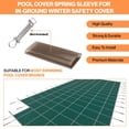 thumbnail image 3 of HAHADAXA 20 Pack Pool Spring Covers, Thick Pool Cover Spring Sleeve Set, Protective Safety Pool Cover Sleeves for Inground Swimming Pool, Pool Safety Cover Springs Sleeves, Safety Pool Cover, 3 of 6