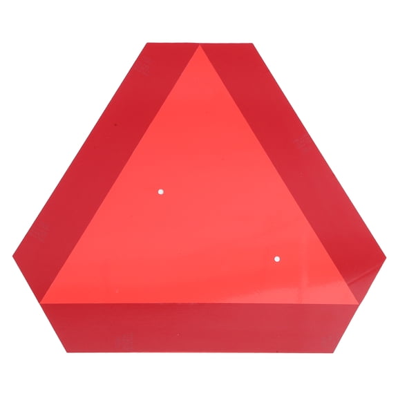 Slow Moving Vehicle Sign Safety Triangle Signs Golf Cart Triangle Reflective Hazard Signs Pvc 41.60X36.10X0.20CM