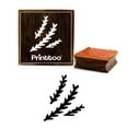 thumbnail image 1 of Printtoo Leaf Design Diary Card Square Wooden Rubber Stamp Scrap-Booking Block-5 x 5 Inches, 1 of 2