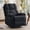 Black, variant on GEEYOO Swivel Rocker Recliner Chair for Adults,360°Swivel Nursery Recliner with Side Pockets,Small Recliner Chair for Small Spaces for Living Room,Linen,Khaki
