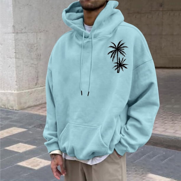 Sudadera con capucha para hombre, sudadera con capucha con letras estampadas, jersey de manga larga, sudadera con capucha para hombre, abrigo de poliéster