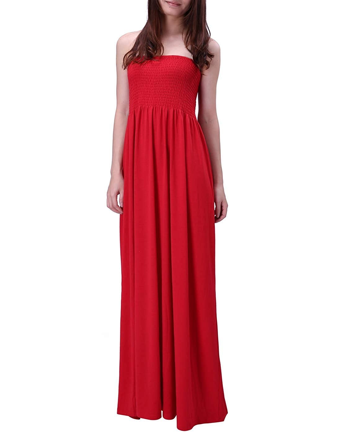 red plus size tube top