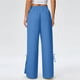 thumbnail image 5 of TaTaai olid Color Cotton Linen Women Casual Pants Wide Leg Breathable Machine Washable No Fading Lightweight Non See-through Daily Wear Full Length Trousers Gift, 5 of 8