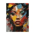 thumbnail image 2 of Gulf Coast Online Black Girl Wall Art, African American Woman Art Canvas, 2 of 4